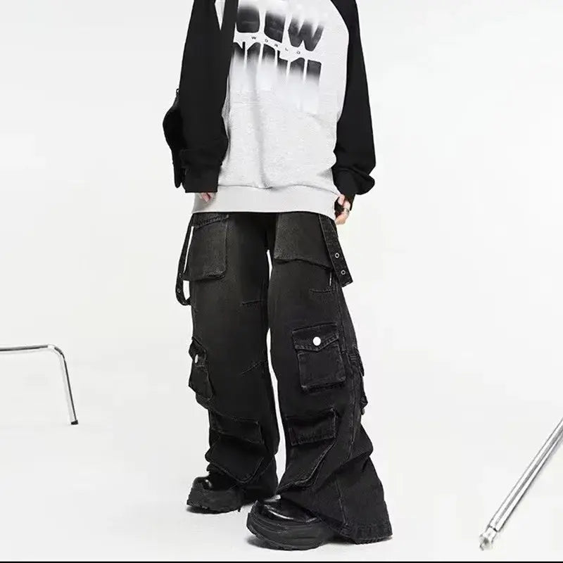 Streetwear Multiple Pockets Baggy Pants