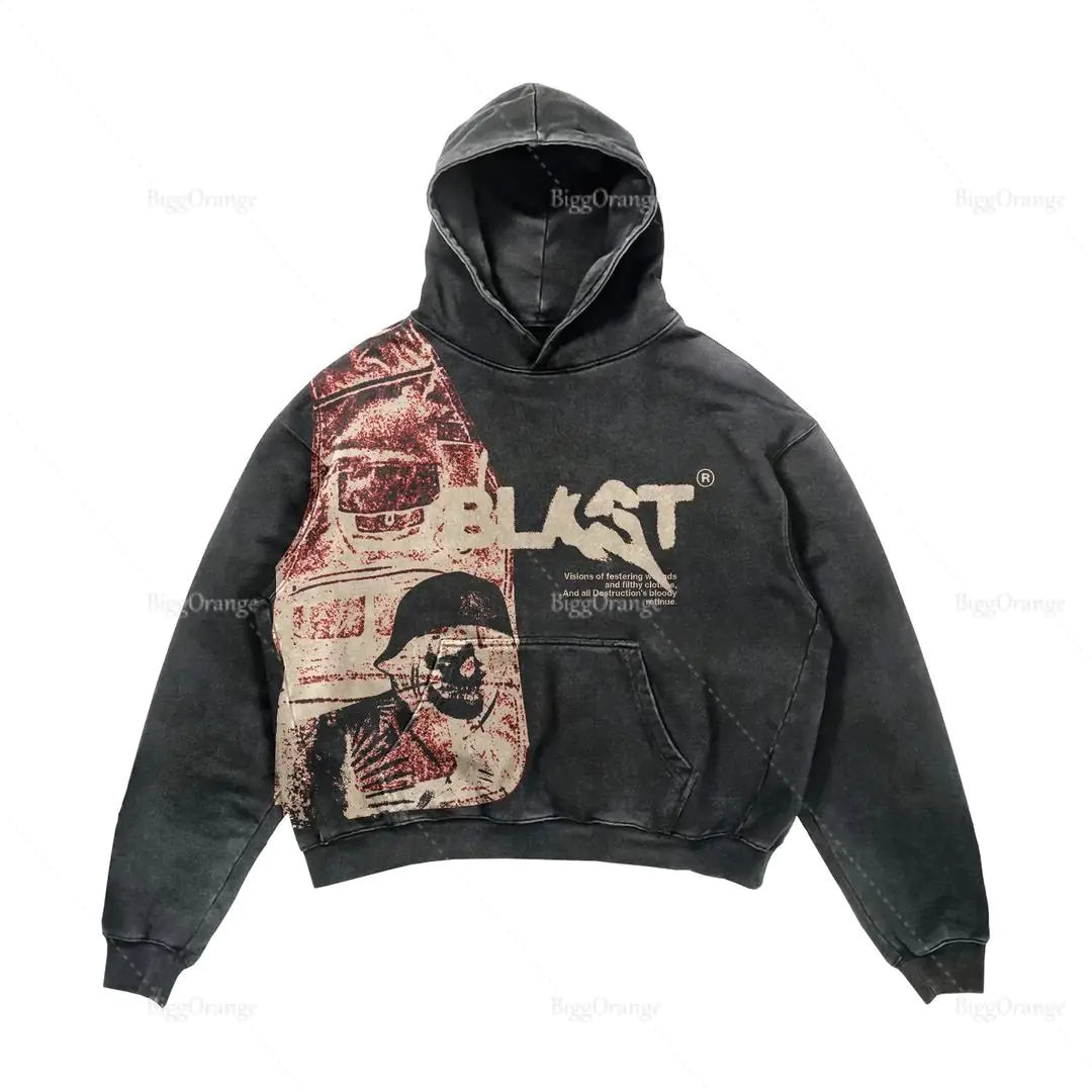 Streetwear Gothic Hoodie